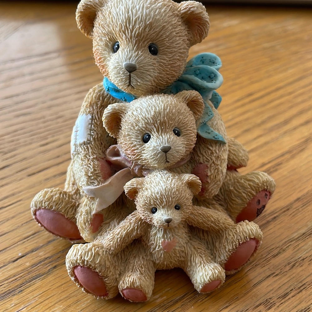 Cherished Teddies Theodore, Samantha and Tyler “Friends Come in all Sizes” 1991